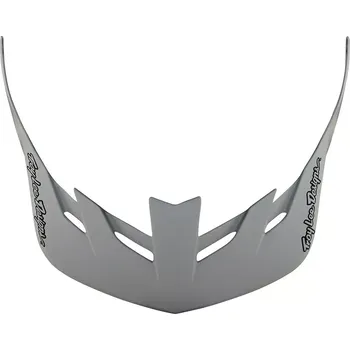 Cyklistická přilba Troy Lee Designs Náhradní štítek helmy Troy Lee Designs Flowline SE Badge fog/gray