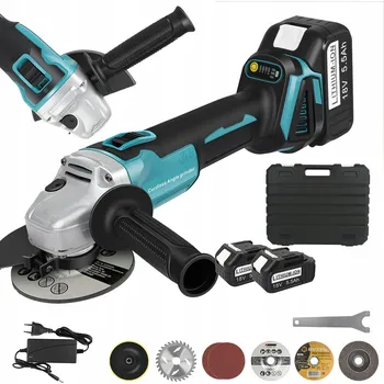 Bruska ÚHLOVÁ BRUSKA BRUSKA ÚHLOVÁ BRUSKA GUMOVÉ KOTOUČE BRUSNÉ KOTOUČE 2xAKU