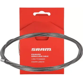Lanko pro jízdní kolo Sram Řadící lanko Sram nerez, 3100mm, balené 1,1mm - dlouhé pro tandem