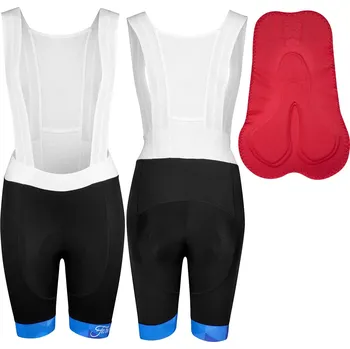 cyklistické kraťasy FORCE Dámské kraťasy Force GEM LADY se šráky a vložkou, černo-modré velikost XL