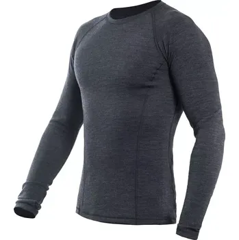 Pánské tričko Sensor Sensor Merino BOLD pánské triko, dlouhý rukáv, anthracite gray velikost S
