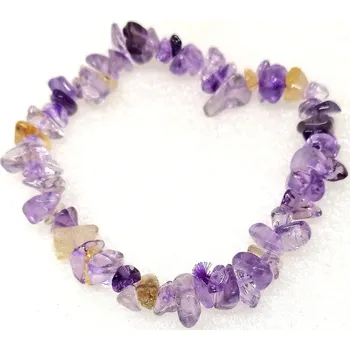 Náramek Sekaný náramek z ametrínu – přírodní AA kvalita, energie rovnováhy