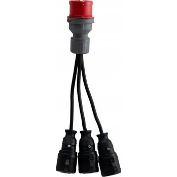 Elektrická zásuvka Elektrická Zásuvka přenosná podlahová F-Elektro černá