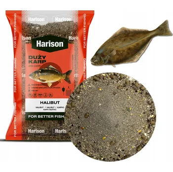 Návnadová surovina Harison 1 kg Kapr Halibut