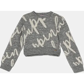 Dívčí oblečení Dětský svetr Pinko Up F4PIJGJP019 šedá 90X, vel. 168