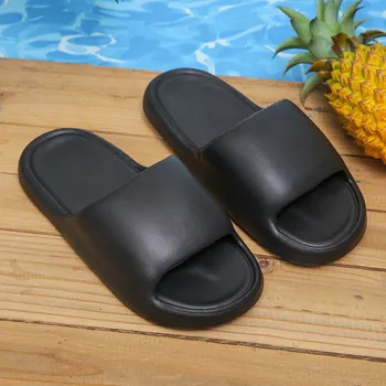 Dámské sandále Lehká domácí a plážová obuv z EVA pěny Barva: Černá, Velikost: 40-41