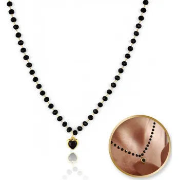 Náhrdelník Flamenco Mystique Náhrdelník z chirurgické oceli pozlacený 14k zlatem - Stylový šperk NST2202