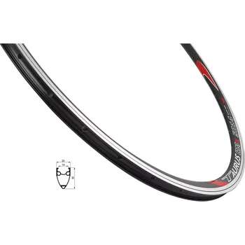 Ráfek na kolo Remerx Ráfek Remerx Taurus, 622 x 14, černý počet děr 36