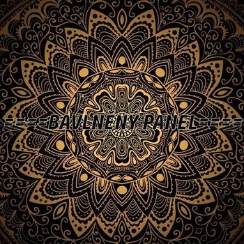 Panel bavlna - MANDALY-147-42 Velikost: 20x20cm