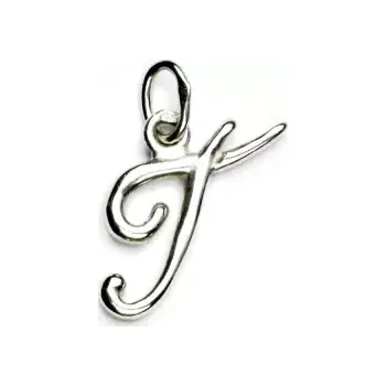 Přívěsek Stříbrný přívěsek, písmenko T - P 437 (Stříbrná abeceda)