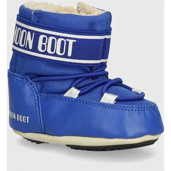 Dětská móda Dětské sněhule Moon Boot CRIB NYLON 80D3401020 modrá 95X, EUR 17/18