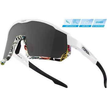 Sluneční brýle FORCE Brýle Force Drift, bílá/vivid, černé kontrastní sklo