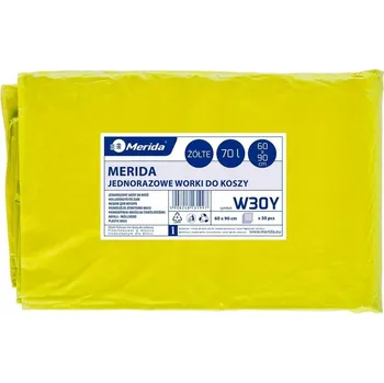 Pytle na odpadky Plastové pytle na odpadky Merida 70 l 50 ks