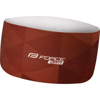 Čepice FORCE Čelenka FORCE GEM sport nezúžená, UNI barva hnědá