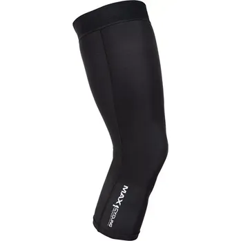 Cyklistické návleky MAX1 Návleky na kolena MAX1 Vuelta černé velikost L
