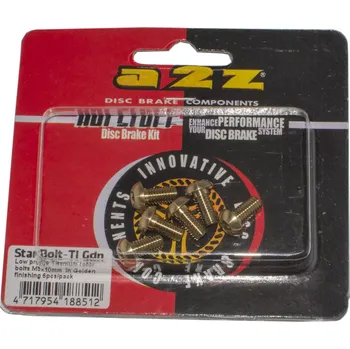 Brzda na kolo a2z A2Z Star titanové šrouby na kotouče , 6ks