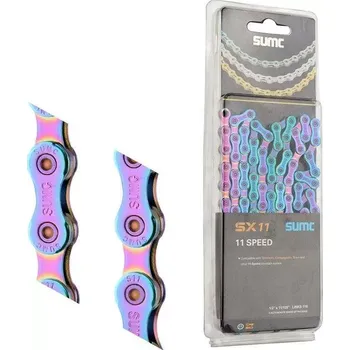 Řetěz na kolo Řetěz SX11 silver Rainbow, 116 článků