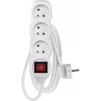 Napájecí kabel Begli jednoduchý Prodlužovací Kabel 1,2 m 3 ks oranžový