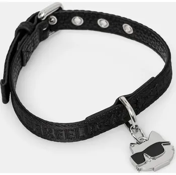 Obojek pro psa Psí obojek Karl Lagerfeld černá barva, A1M42052 99X