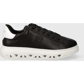 Pánské tenisky Kožené tenisky Karl Lagerfeld KAPRI KITE černá barva, KL54530 KL54530.000 99X, EUR 45