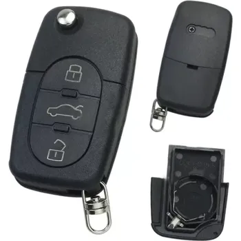 Autoklíč Vystřelovací klíč Audi 3 tlačítka na 1 baterii