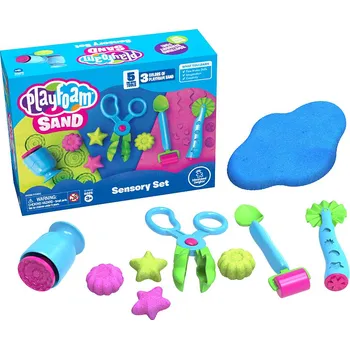 kreativní sada Learning Resources - Playfoam® Sand Písková modelína Sada s nástroji