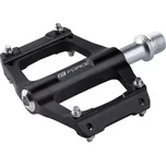 FORCE Pedály FORCE Grit hliníkové, průmyslová ložiska, černé