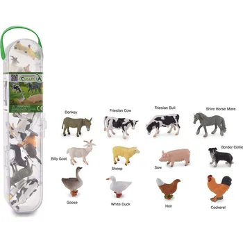 Figurka COLLECTA figurky Zvířata na statku v tubě