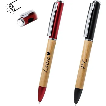 Pero se svítilnou Bamboo