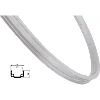 Ráfek na kolo Remerx 24" Ráfek Remerx RMX 540 x 21 počet děr 36