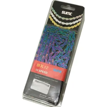 Řetěz na kolo Řetěz SX12 rainbow, 126 článků