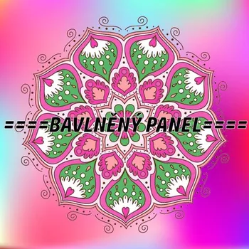 Panel bavlna - MANDALY-147-143 Velikost: 20x20cm