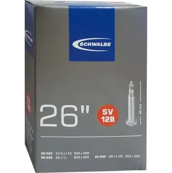 Duše na kolo Schwalbe Duše MTB Schwalbe SV12B - 28/28-584/590 pro silniční a trenažerové pláště