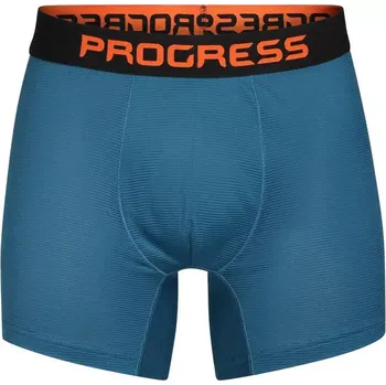 Pánské spodní prádlo PROGRESS Progress Thermatex pánské boxerky, petrol velikost XL