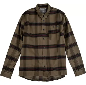 cyklistický dres Troy Lee Designs Košile Troy Lee Designs Grind Flannel Plaid Dark Pine velikost L