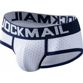 Pánské spodní prádlo Pánské bavlněné slipy JOCKMAIL s puntíky - L