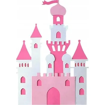 Jedlá dekorace na dort Dekorace na dort – Zámek pro princeznu