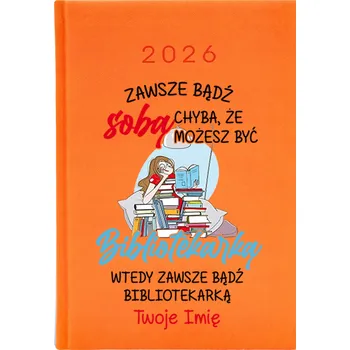 Kalendář Knižkový kalendář 2026 A5 oranžový