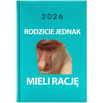 Kalendář Knižkový kalendář 2026 A5 FunnyCase modrý