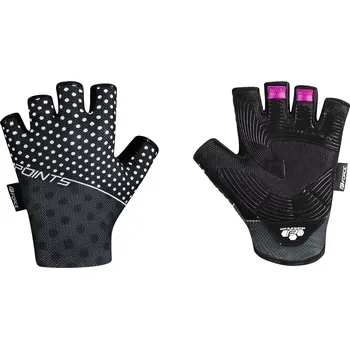 Cyklistické rukavice FORCE Rukavice Force Points Lady bez zápínání - černo šedé velikost XL