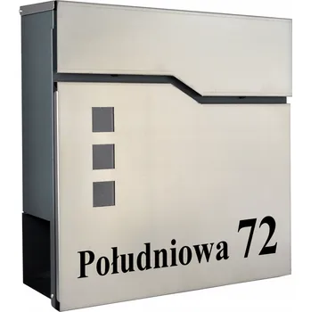 Poštovní schránka Poštovní schránka euroschránka, se schránkou na noviny Handmet šedá