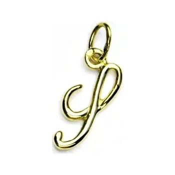Přívěsek Zlatý přívěsek, žluté zlato, písmenko S - P 437 (Zlaté písmenko)