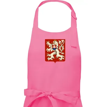 Kuchyňská zástěra Znak malý První Republika československá 1918–1920 - Dámská zástěra na vaření - Univerzální velikost ( Růžová )