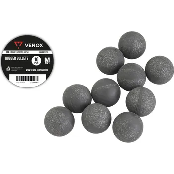 Venox T4E Rubber Ball RB Steel .43 10 ks Příslušenství pro sportovní střelbu Venox T4E Rubber Ball RB Steel .43 10 ks