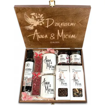 Truhla na alkohol – poděkování pro rodiče Green Touch vícebarevná