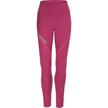 cyklistické kraťasy PROGRESS Progress SNOWCAT dámské zimní elastické kalhoty, vínová/růžová velikost M