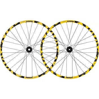 Zapletené kolo Mavic 29" Mavic Deemax DH YELLOW 29 náboj Zadní - 12x157mm - ořech XD uchycení kotouče INTL (6 děr)