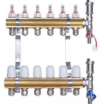 rozdělovač topení Rozdělovač O!PEX 6 okruhů