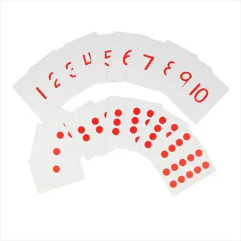 Přírodní věda ADENA MONTESSORI Pracovní karty k Čísla a žetony