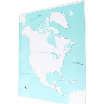 Hračka pro psa ADENA MONTESSORI Kontrolní mapa Severní Amerika - slepá